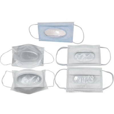 220 Volt PET Transparent Mouth Face Mask Machine 50 Pieces Per Min
